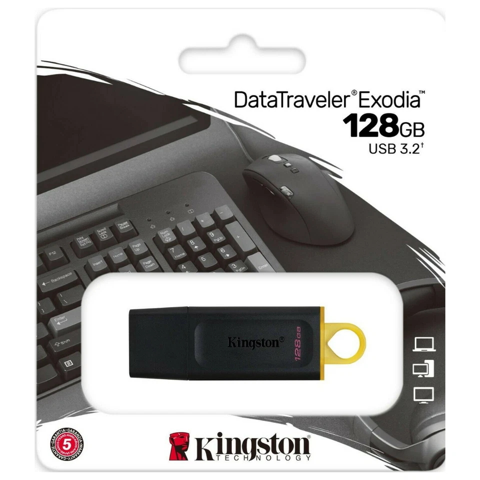 Kingston Memory Stick USB Flash Drive Pen High Speed 32GB 64GB 128GB 256GB 3.2 - Image 2 of 4