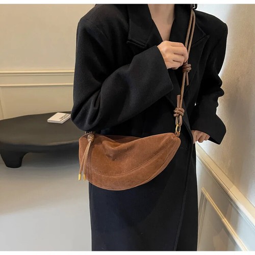 Bolso de Hombro de Gamuza para Mujer 2025 Venta Caliente Bolsos Bandolera Individuales Bolsos Dulces - Imagen 15 de 27