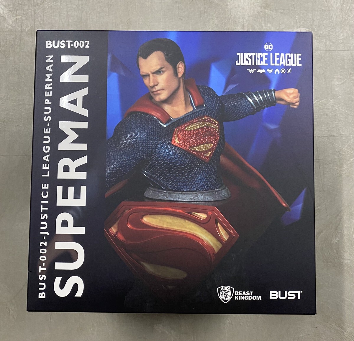 Justice League Superman Bust Statue by Beast Kingdom Bust-002