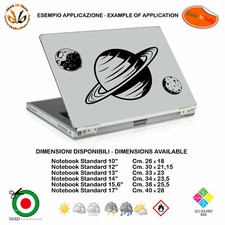 Planets cosmo planet sticker notebook tablet sticker pvc cropped black white
