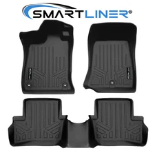 SMARTLINER Custom Fit Floor Mats 2 Row Liner Set All Weather 2021-2025 Acura TLX