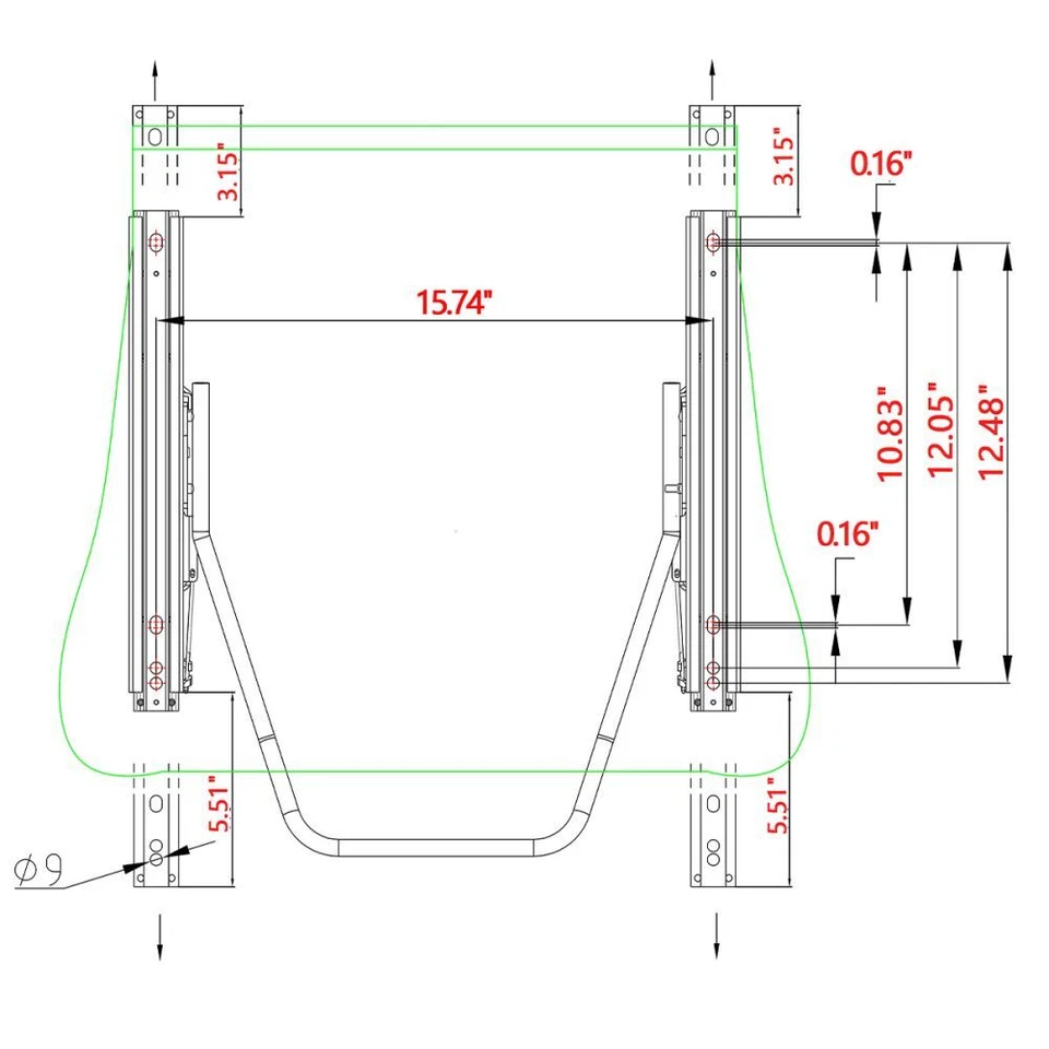 2Pcs Universal Reclinable Racing Seats Black & Red Line PU Leather Bucket Seats Foto 3 de 4