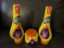 3x Moco de Gorila Gorilla Snot Hair Gel Punk Strong Hold 11.9+9.25 oz Gift Pack