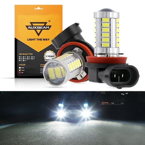 AUXBEAM 9005/9006/H10/9145/H11/H8/H9/H16JP White/Yellow LED Fog Turn Light Bulbs - Picture 13 of 16