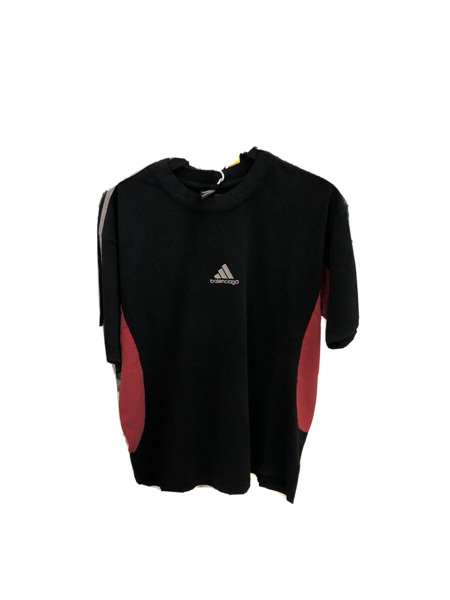 Balenciaga x adidas 90s Medium-Size T-Shirt - Black | eBay Balenciaga x adidas 90s Medium-Size T-Shirt - Black | eBay