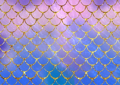 7x5ft vinyl rainbow mermaid fish scales background