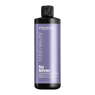 Matrix Total Results So Silver Deep Conditioning Toning Hair Mask 16 oz 