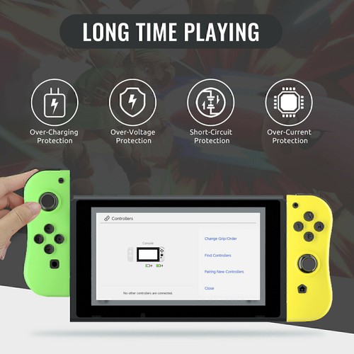 2er Set für Nintendo Joy Con mit Handschlaufen Game Controller Switch/Lite DHL - Bild 27 von 36