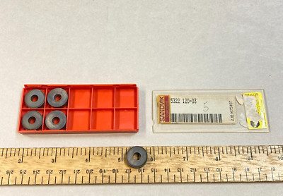 Sandvik Carbide Inserts 5 Pc Round #5322-120-03 In Case
