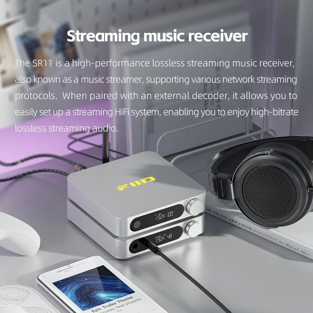 Sr11 Rifle FiiO SR11 AirPlay Audio Streamer Receiver,WiFi Multiroom Streamer ...