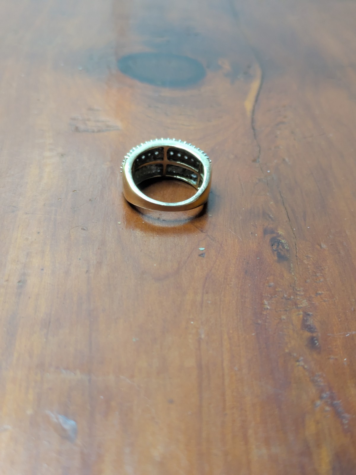 Multi-Row Diamond Cluster Ring Size 6 - image 3