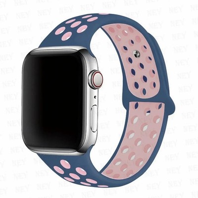 Silicone Sport Strap Band for Apple Watch Series 10 9 8 7 6 5 4 3 2 1 SE
