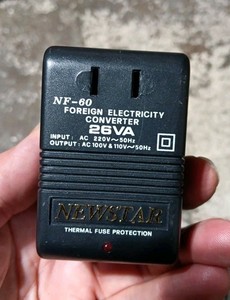 Newstar NF-60 Foreign Electricity 220@50 Hz Power Converter Travel Voltage 110AC