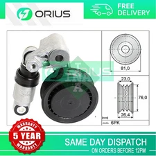 Tensioner Pulley Orius Fits VW LT 1996-2006 2.5 D TDi + Other Models