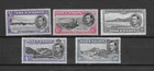 Ascension - 1938/53 five MH stamps