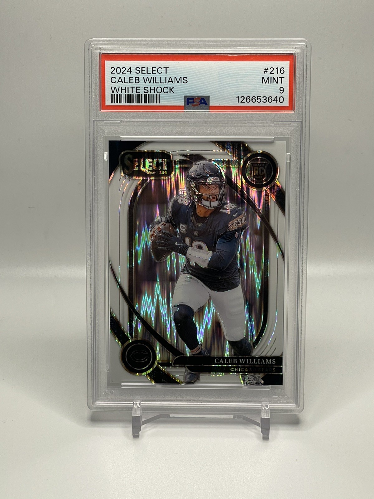 Caleb Williams Panini Zenith Splash #1 White 1/1