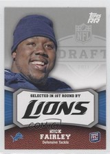 2011 Topps Rising Rookies Nick Fairley #190 0o9