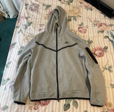 Nike Sportswear Tech Fleece Full-Zip Hoodie Grey Men Size Large