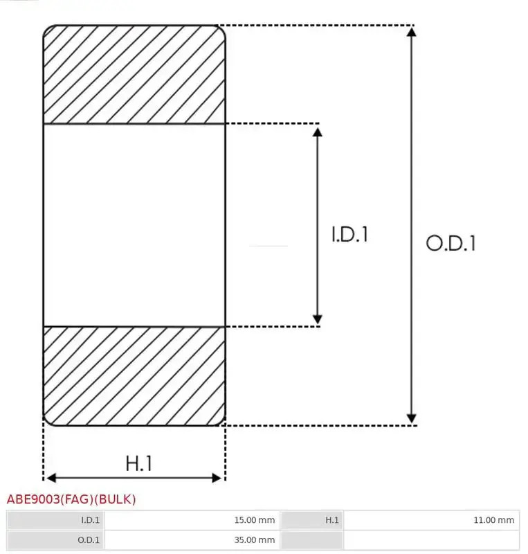 Bearing ABE9003(FAG)(BULK) AS-PL