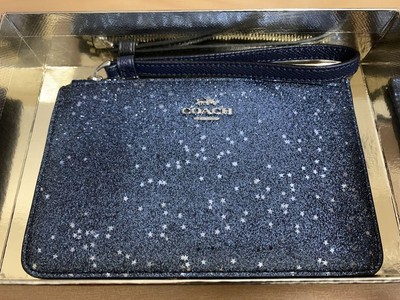COACH Dark Blue Star Print Handbag