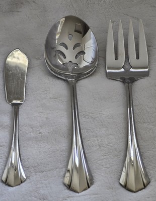 3 Piece Oneida Deluxe Rushmore Stainless  Serving Set
