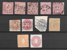 NORDDEUTSCHER BUND PREUSSEN HAMBURG SACHSEN SCH&Ouml;NES LOT VERSANDFREI