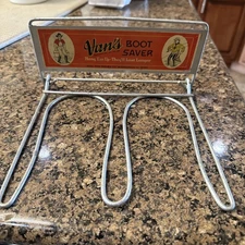 Vintage Van’s Boot Saver Metal Boot Rack 