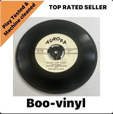 Wayne Sherwood - Moon Step Twist ~ 7  Promo Rock N Roll Vinyl Record EX / M