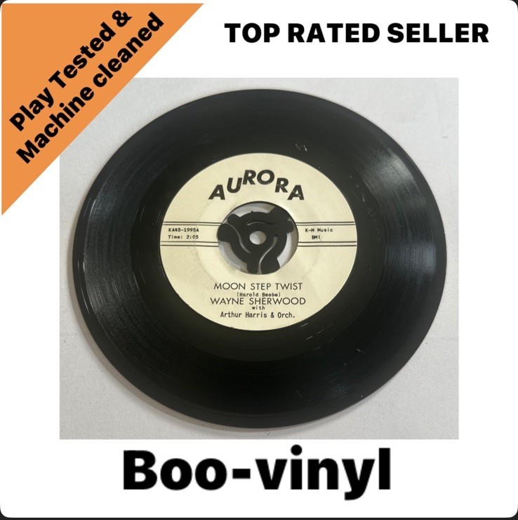 Wayne Sherwood - Moon Step Twist ~ 7" Promo Rock'n'Roll Vinyl Schallplatte EX/M