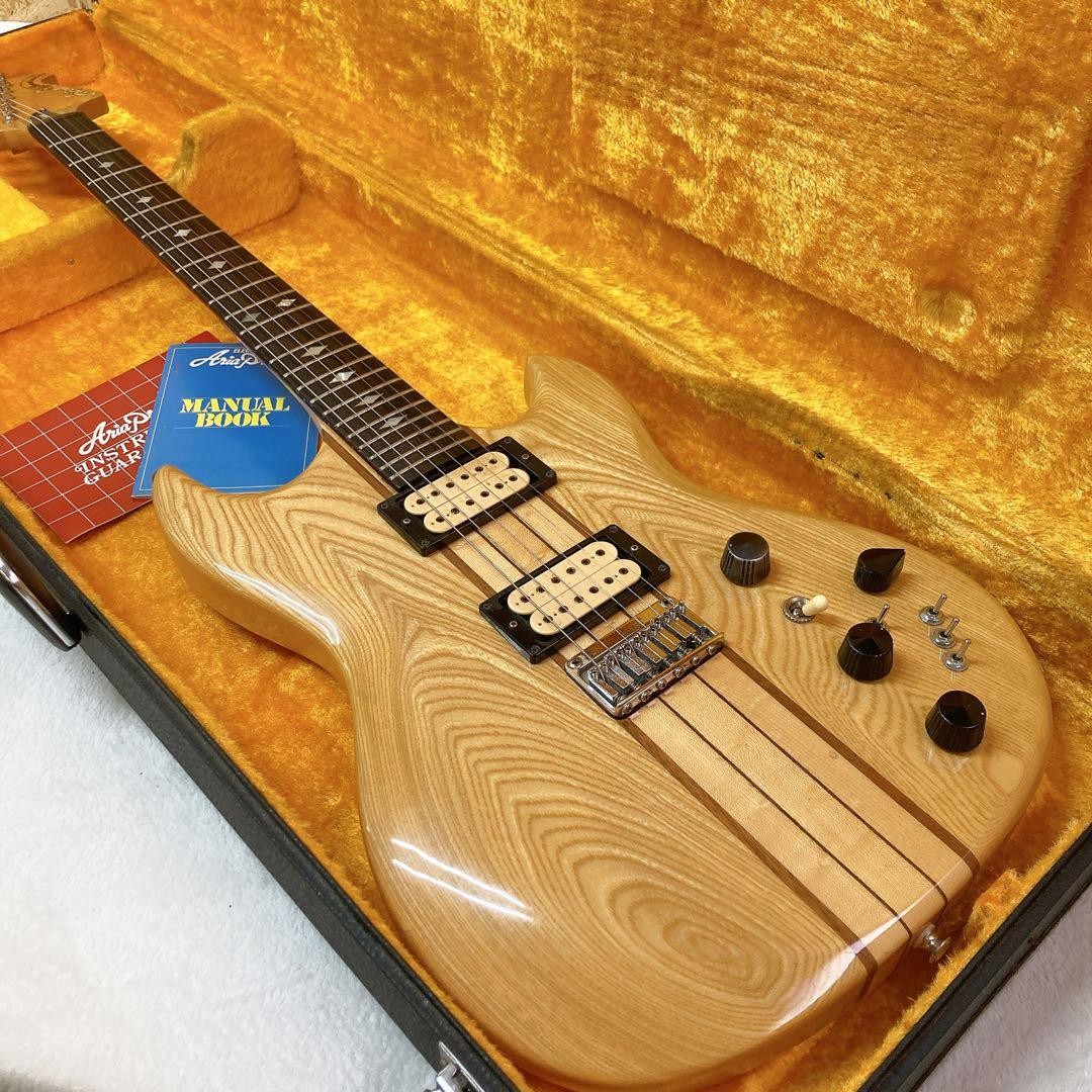 Aria Pro II TS-800 Natural Electric Guitar W/Hard Case Shipping