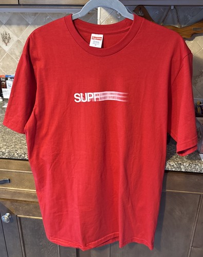 Supreme Motion Logo Tee (Red) | MEDIUM | Brand NEW! SS20