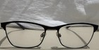 Boots M2209 Black Rectangular Metal Eyeglasses Glasses Frames 53-18-140