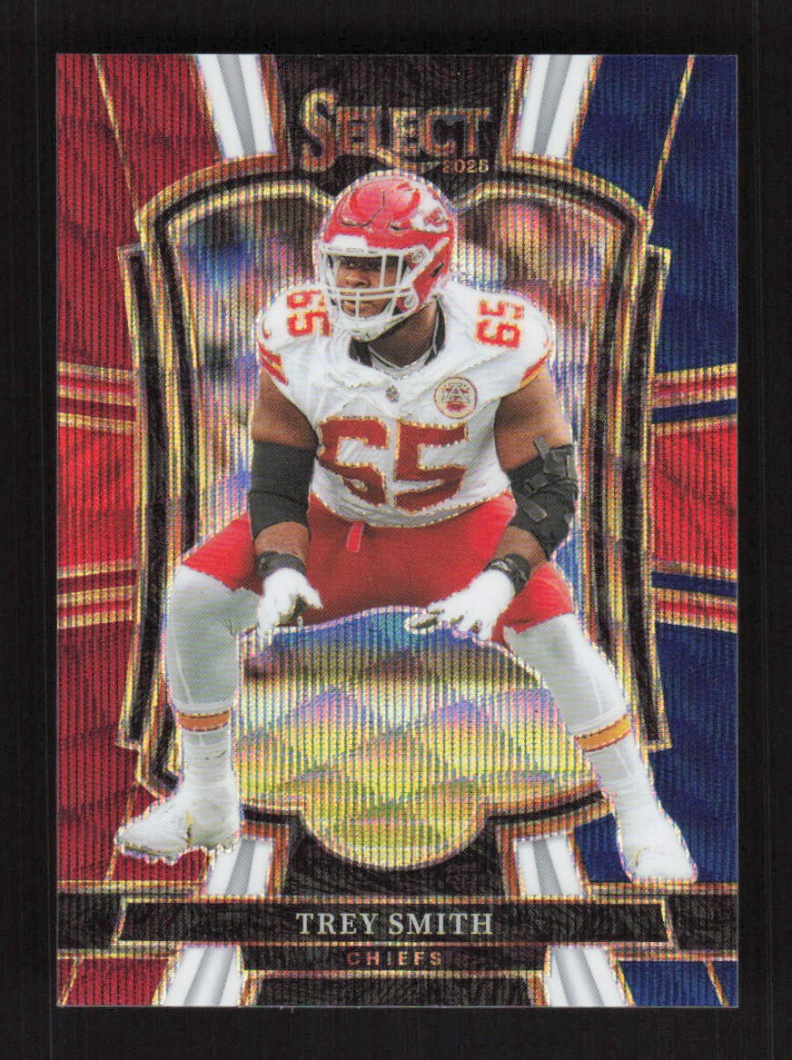 Trey Smith 2025 Panini Select Tri-Color Prizm #/299 #109