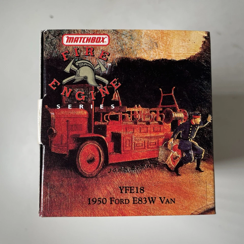 Matchbox Models Of Yesteryear Fire Engine Series 1950 Ford E83W Van YFE18  - Image 2 of 4