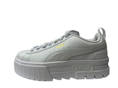 PUMA Mayze Low Top Sneaker Kinder Weiss Schnürschuhe UK 4 US 5C EU 37 2022