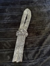 Heatless Curling Set Satin Black And White Headband And Scrunchies