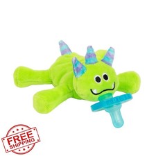 WubbaNub Infant Pacifier Green Monster