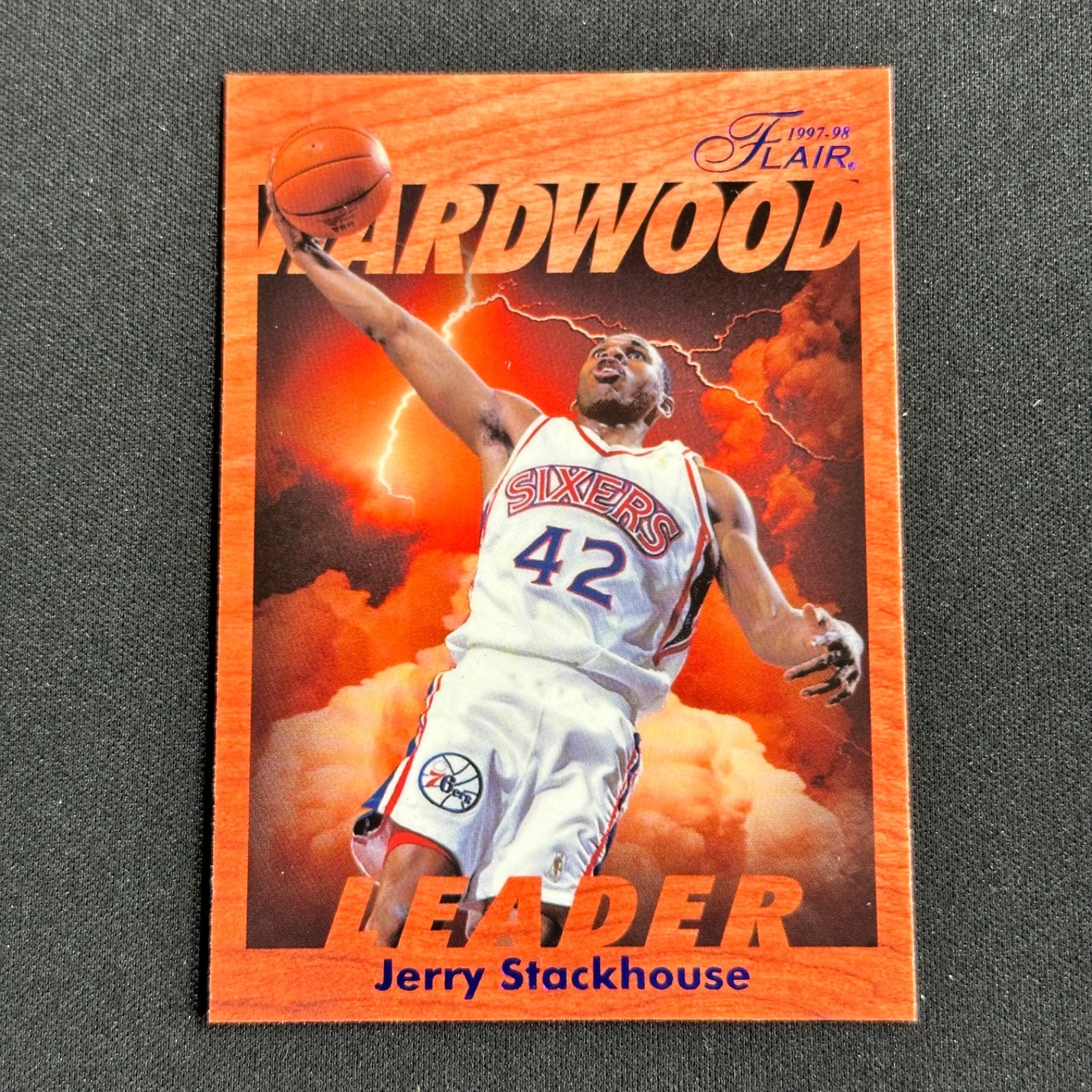 1997-98 Fleer Jerry Stackhouse Hardwood Leader #20 76ers