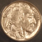 1937 Buffalo Nickel. ANACS MS-66. Starts at .99. NO RESERVE