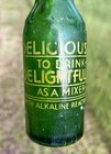 Rare vintage Acl AUNT IDA green glass soda bottle — photo 6