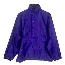 Vintage Gap Reversible Anorak Jacket Purple Navy Arctic Light Fleece Pullover XL