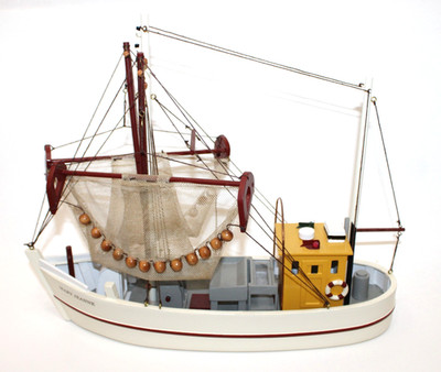 Authentic Models Krabbenkutter Mary Jeanne Fishing Trawler 15'' Long wood Model