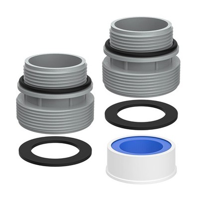 PalpitateC 4560 Pool Hose Conversion Kit Compatible with Intex 2 Pack, 1 set