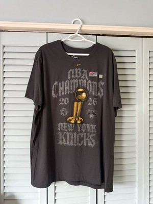 New York Knicks 2026 Nike Locker room Championship Shirt Xxl Nba Champs 