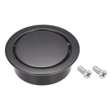 Doigt Tirage Affleurant Poignée 3pcs Externe Diamètre 42mm Noir avec Vis