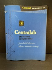 Vintage Centralab Electronic Components Catal...