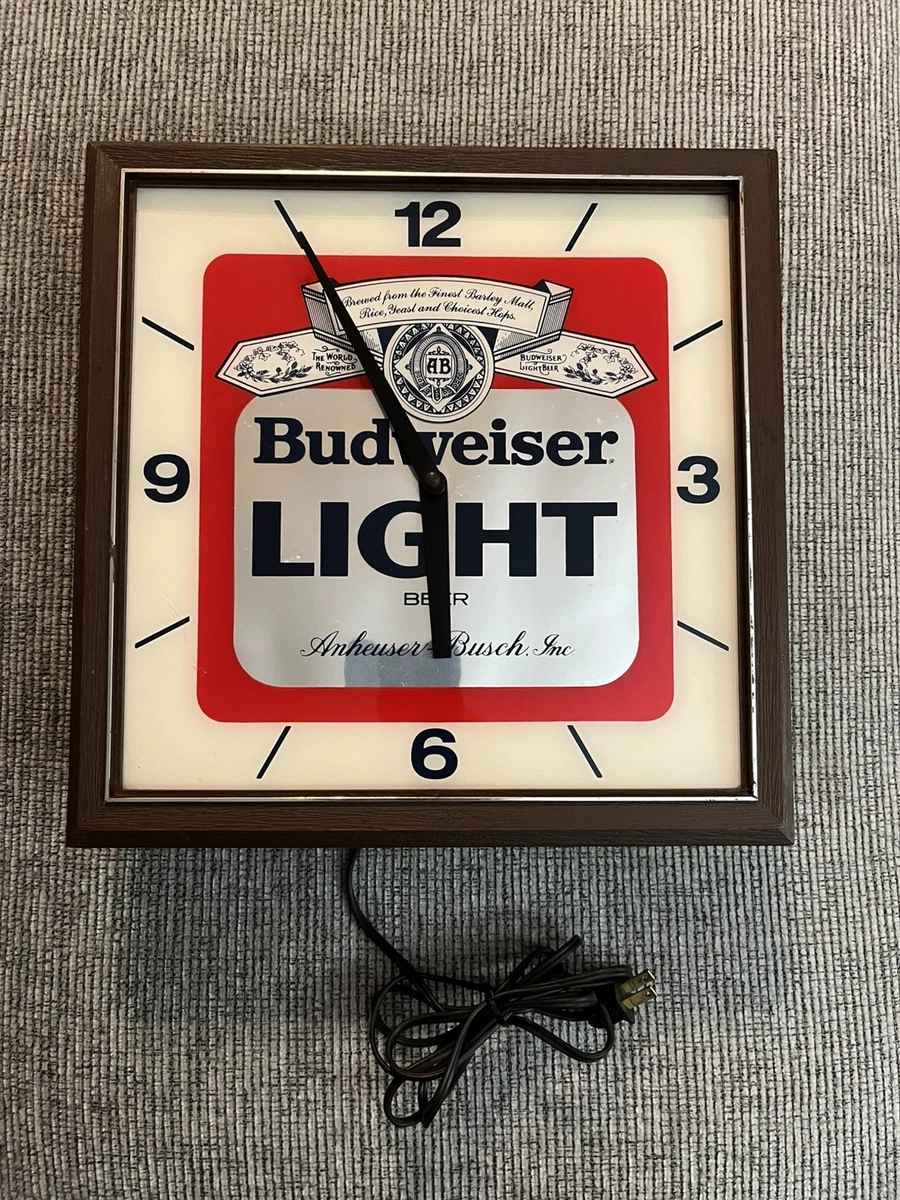 budweiser beer clock products for sale | eBay