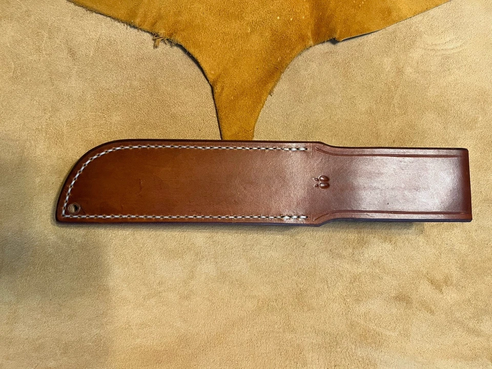 FUNDA CUCHILLO CUERO PESADO PUMA WHITE HUNTER 6377 MANO IZQUIERDA PERSONALIZADA **SIN CUCHILLO** Foto 4 de 4