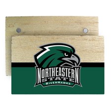 Northeastern State University Riverhawks Wooden 2x3 Fridge Magnet