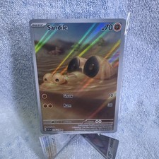 Sandile 216/198 Illustration Rare Scarlet & Violet Pokemon Holo Near Mint on eBay